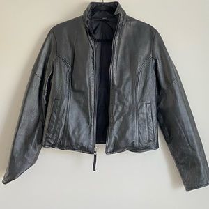 Wilson Maxima Leather Reversible Biker Jacket